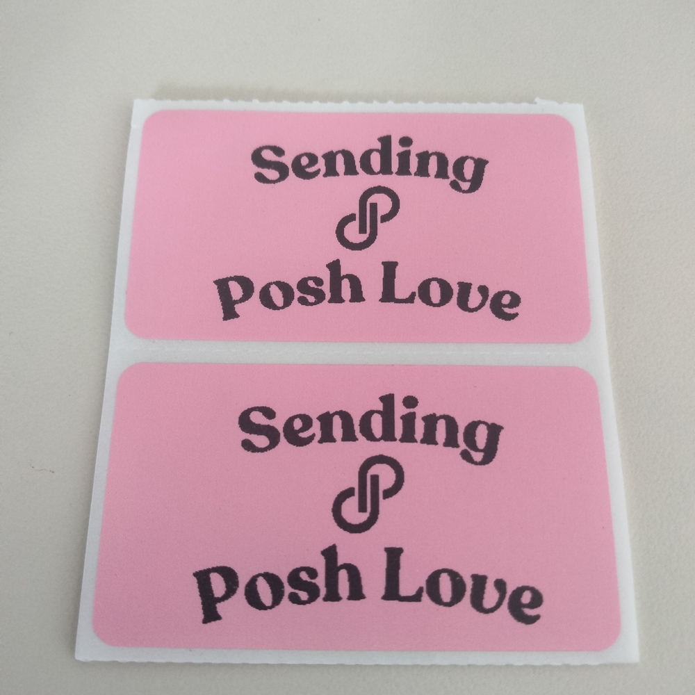 💙100 Sending Posh Love- Shipping Labels Thermal Packaging Sticker 2.25"x1.25"💙